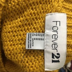 Forever 21 Sweaters - Golden Mustard Chunky Knit Sweater Forever 21 Sweaters - Golden Mustard Chunky Knit Sweater